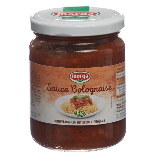 MORGA Sauce Bolognaise mit Soja Bio Glas 250 g