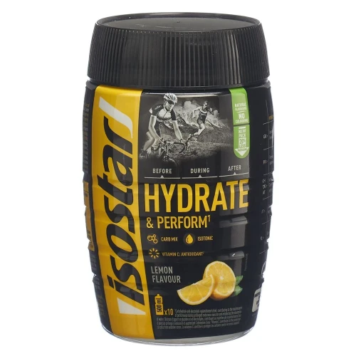 ISOSTAR Hydrate & Perform Plv Lemon Ds 400 g