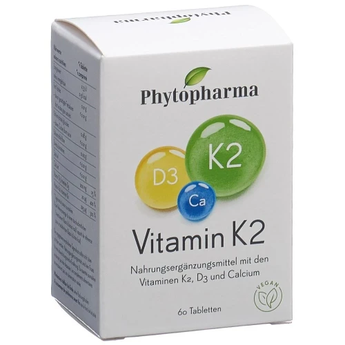 PHYTOPHARMA Vitamin K2 Tabl Ds 60 Stk