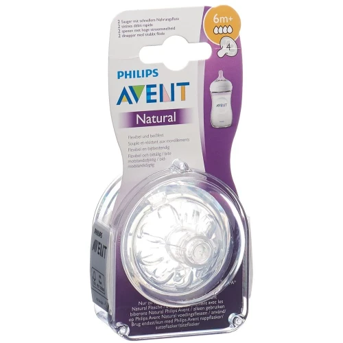 PHILIPS AVENT Natural Sauger 4 6M 2 Stk