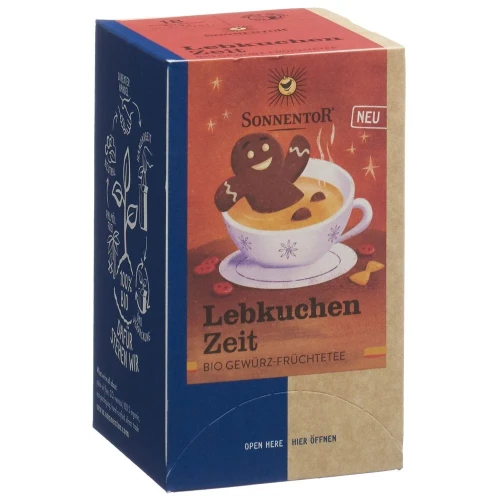 SONNENTOR Lebkuchen Zeit Tee BIO Btl 18 Stk