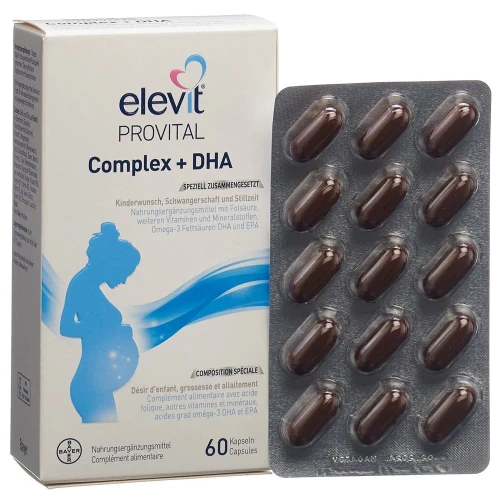 ELEVIT Provital Complex + DHA Kaps 60 Stk