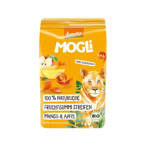 MOGLI Fruchtstreifen Mango mit Apfel Bio 25 g