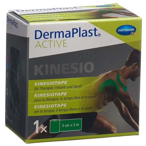 DERMAPLAST Active Kinesiotape 5cmx5m grün