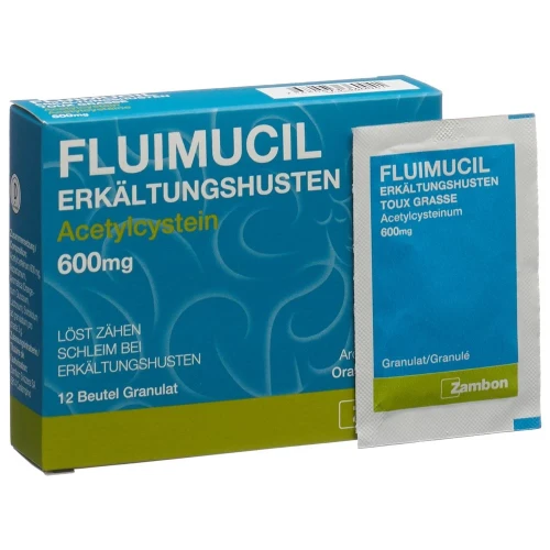 FLUIMUCIL Erkältungshusten Granulat 600 mg 12 Stk
