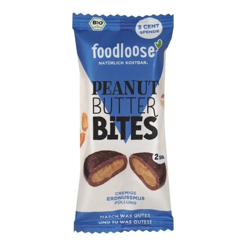 FOODLOOSE Peanut Butter Bites Erdnussmus 40 g