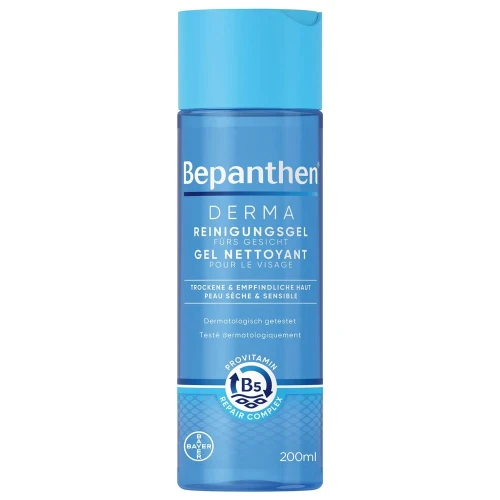 BEPANTHEN DERMA Reinigungsgel für Gesicht 200 ml