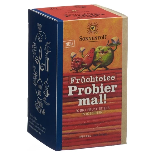 SONNENTOR Probier Mal! Früchtetee BIO 20 Stk