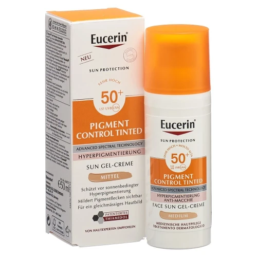 EUCERIN SUN Face Pigm Cont Gel-Cr med LSF50+ 50 ml