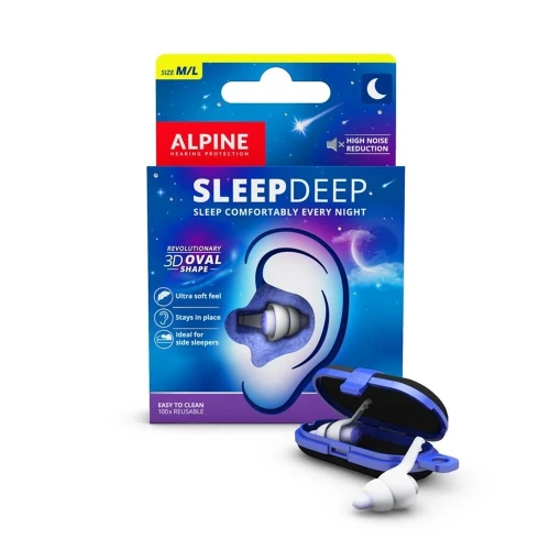 ALPINE SleepDeep Gehörschutzstöps Euroloch 1 Paar