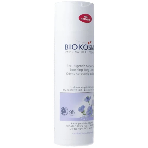 BIOKOSMA Körpercreme Alpen-Lein Hafer BIO 200 ml