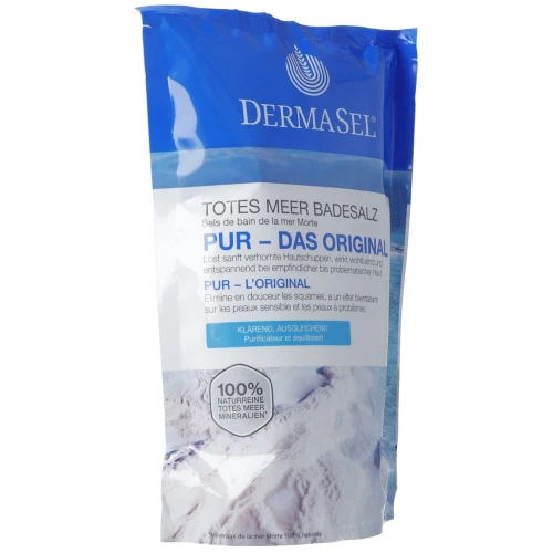 DERMASEL Badesalz PUR D/F Btl 500 g