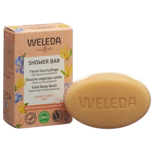 WELEDA Feste Duschpflege Ylang Yla Iris 75 g