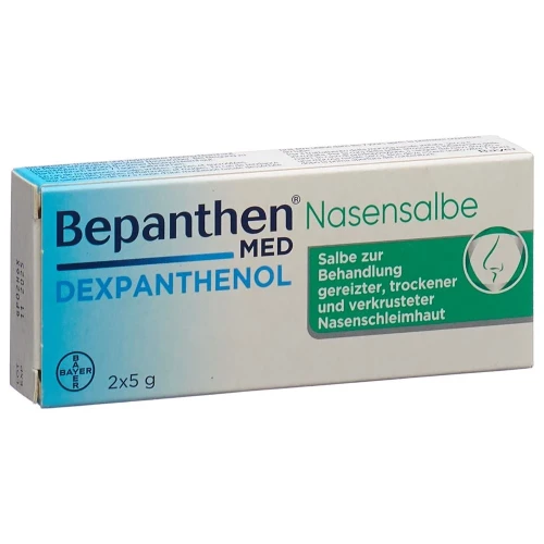 BEPANTHEN MED Nasensalbe 50 mg/g 2 Tb 5 g