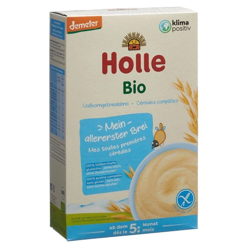 HOLLE Vollkorngetreidebrei Hafer glutenfrei 250 g