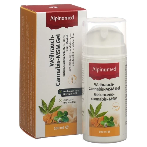 ALPINAMED Weihrauch Cannabis MSM Gel 100 ml