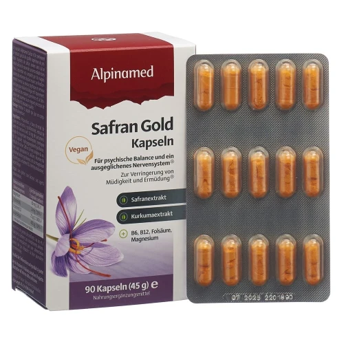 ALPINAMED Safran Gold Kaps 90 Stk