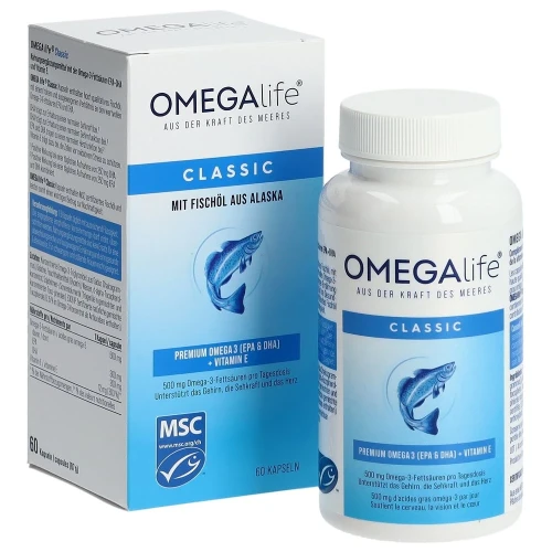 OMEGA-LIFE Classic Kaps 500 mg Ds 60 Stk